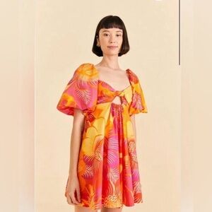 Farm rio summer garden mini dress